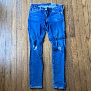 AG the legging ankle super skinny jeans